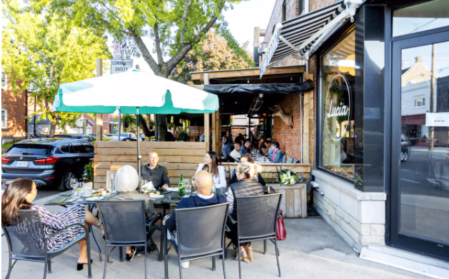  summerlicious-Nab a spot on Lucia's corner patio